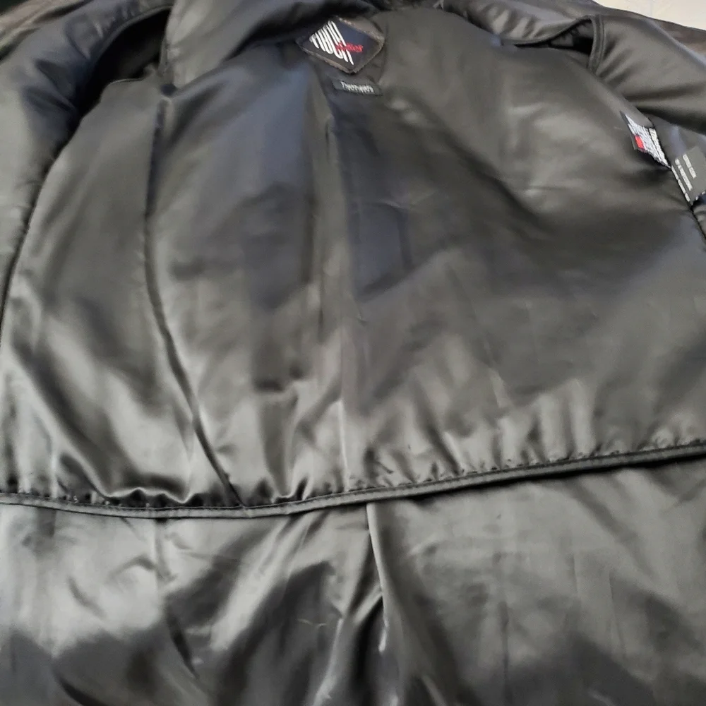 Genuine Leather Coat w/Genuine Fox Collar size small - Picture 8 of 10